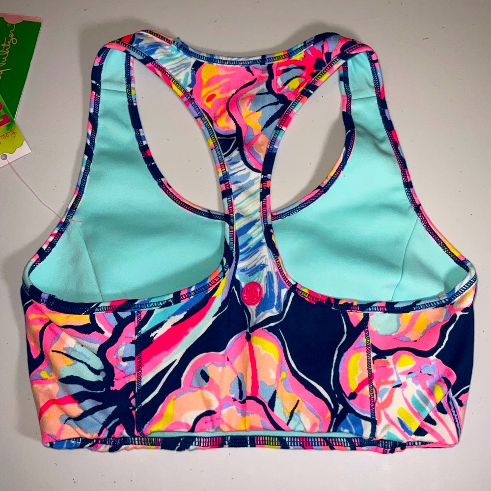 Lilly Pulitzer NWT Teegan Sports Bra Boho Bateau - Picture 3 of 11